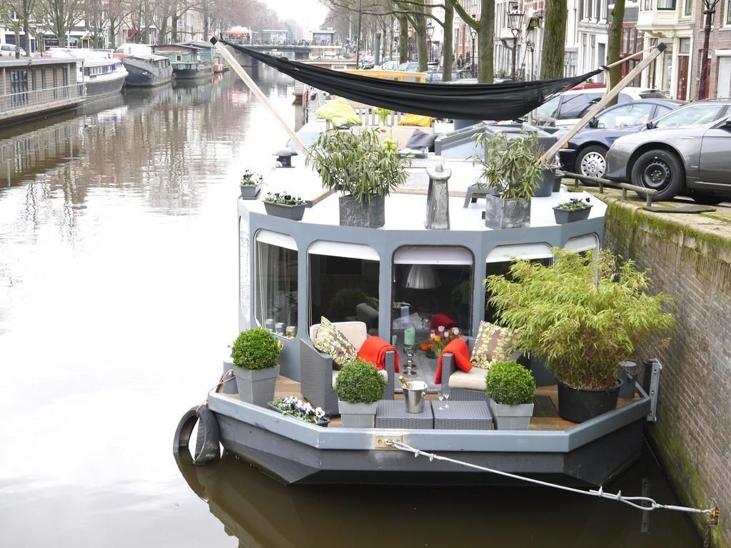 Houseboat Prinsheerlijk Hotel Amsterdam Cameră foto